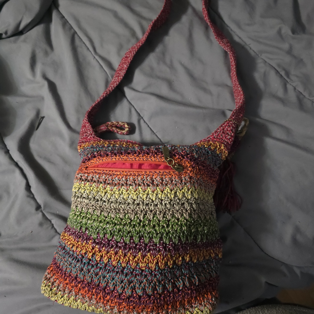 The Sak Multicolor Crochet Crossbody Bag